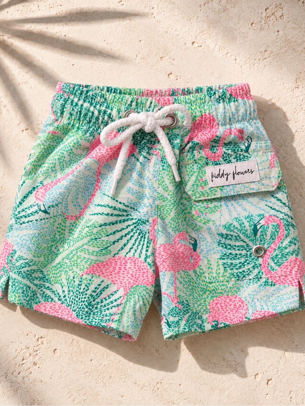 Kiddy Flowers flamingo swim shorts size 3M